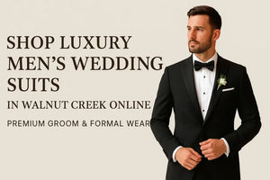 Shop Luxury Men’s Wedding Suits in Walnut Creek Online – Premium Groom & Formal Wear